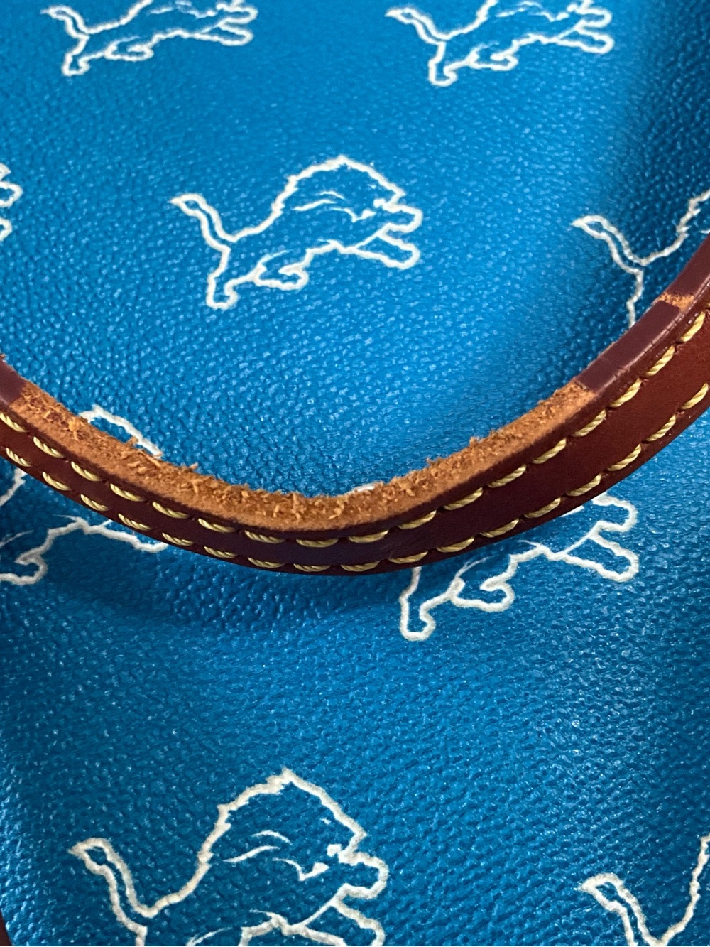 Dooney & Bourke Detroit Lions Richmond Purse - Picture 6 of 7